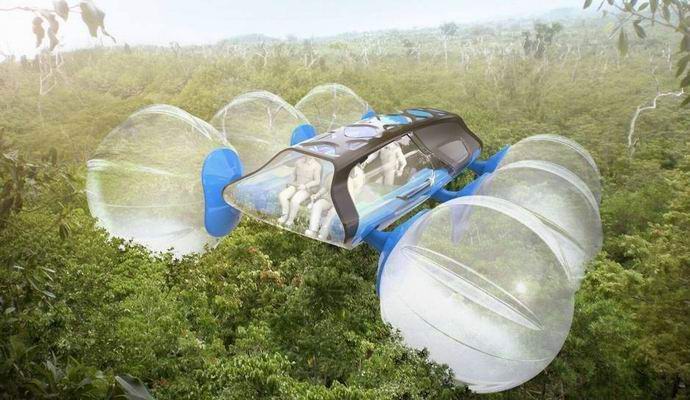 Úžasné auto vám umožní jezdit na korunách stromů