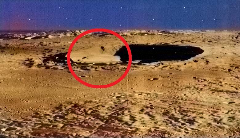 Ufolog objevil na Měsíci racionální kosmickou loď.