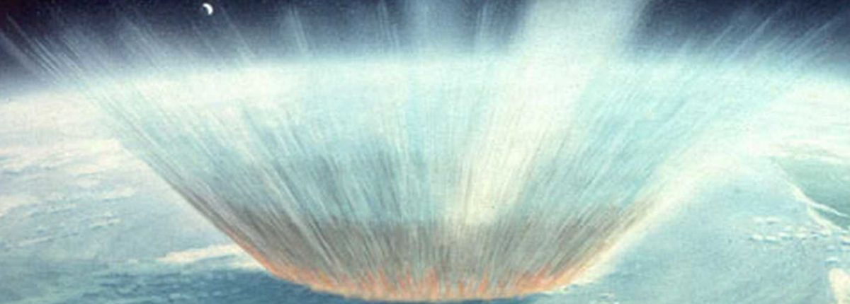 Asteroid, který zničil dinosaury, způsobil, že skály byly „tekuté“ 