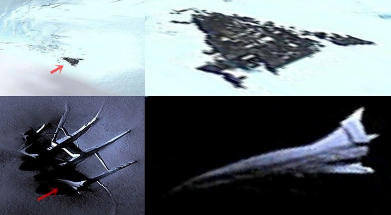 V Antarktidě našli ufologové dvě UFO najednou.