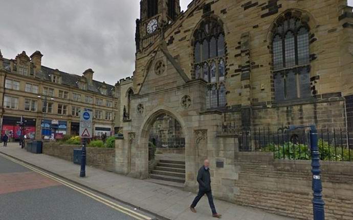 Duch byl vyfotografován v bývalém kostelní klenbě