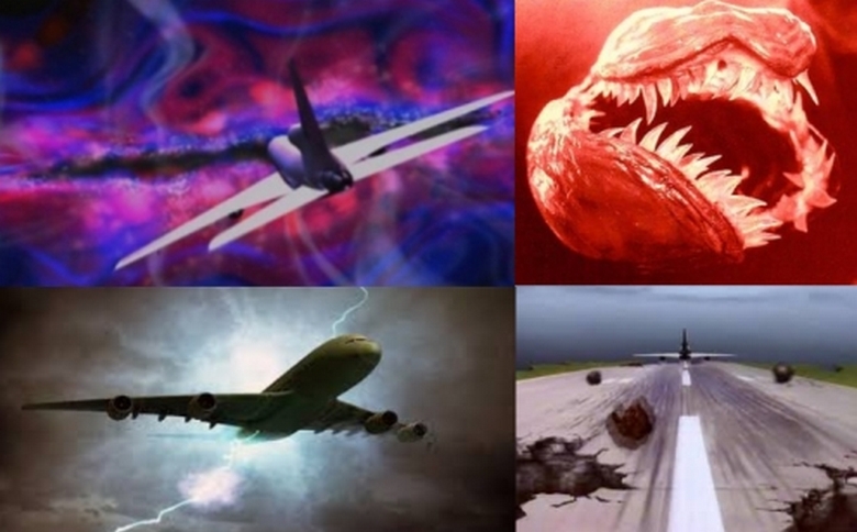 Zasáhla Boeing úder blesku nebo to bylo něco jiného?