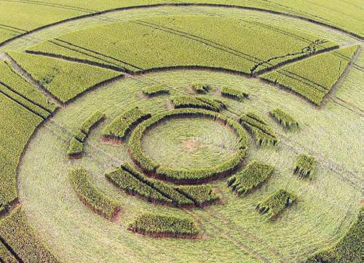 Na poli se objevila kresba v České republice