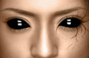 V hrabství Staffordshire viděli dívku s černýma očima.