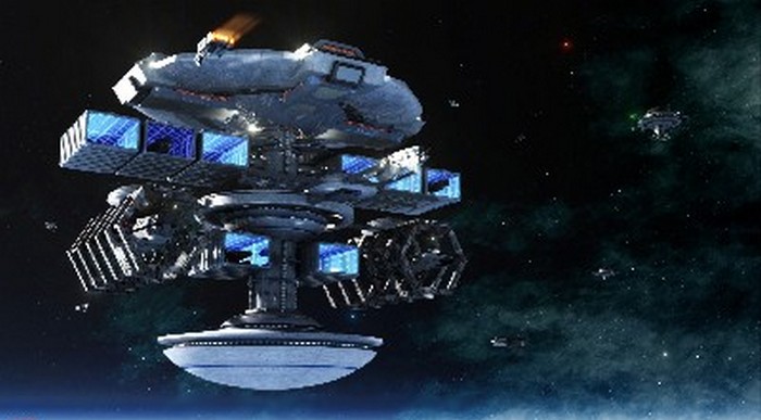 Mezigalaktická mimozemská stanice objevená ve vesmíru