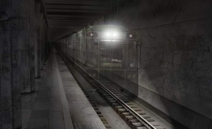 Duchový vlak natočený v londýnském undergroundu