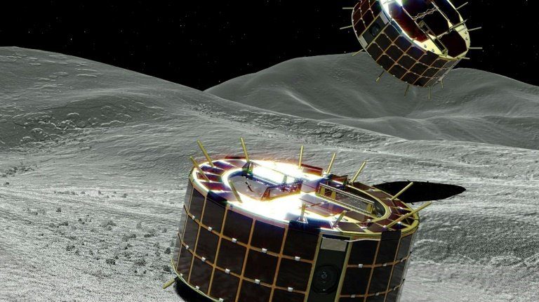Japonští roboti začínají s průzkumem asteroidu Ryugu 
