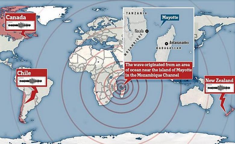 Tajemný rachot v Indickém oceánu zmatený seismologové světa