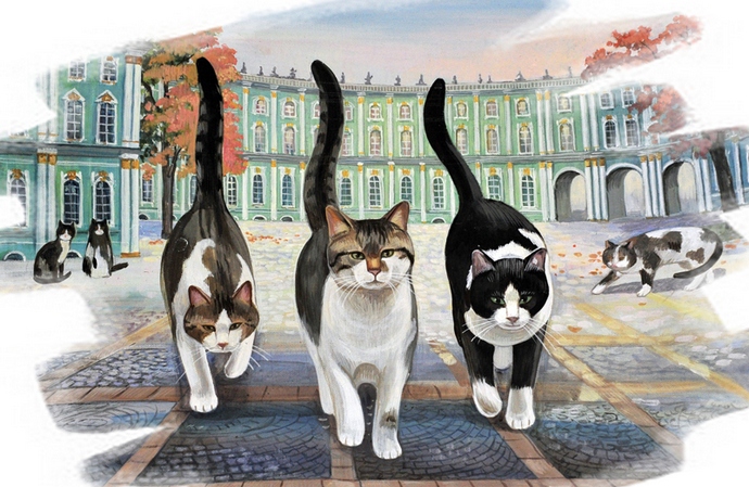 Zítra je den kočky Hermitage