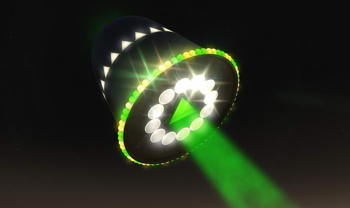 Zelené UFO nad Kanadou ukazovaly lidské tváře