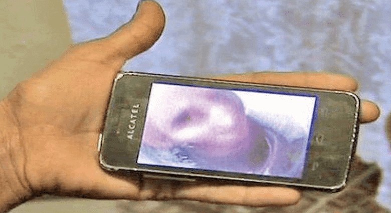 Žena obdržela zprávu MMS z jiného světa