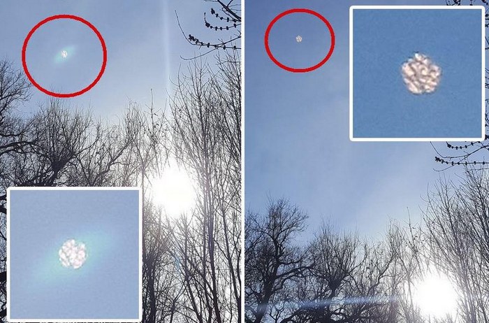 Žena viděla podivnou světelnou kouli