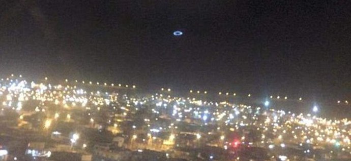 Obyvatelé Chile se báli vzhledu UFO na obloze.
